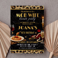 Cena Italiana Glam Mafia Esposa Cumpleaños Fiesta