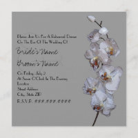 Cena moderna del ensayo de la orquídea gris