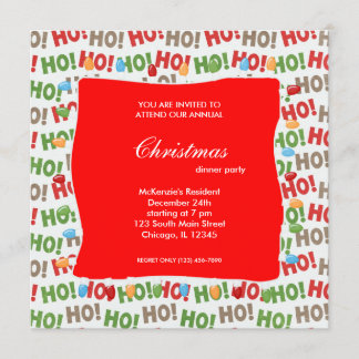 Invitación Cena navideña