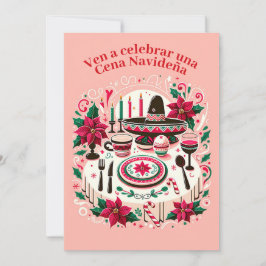 Invitación Cena Navideña Nochebuena