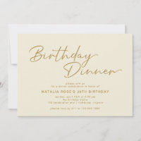 Cena Neutral Cream Ivory & Gold Modern Birday