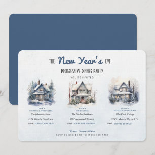Invitación Cena Progresiva de Nochevieja en Winter Homes