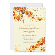 Cena religiosa de Acción de Gracias, Rosary se va