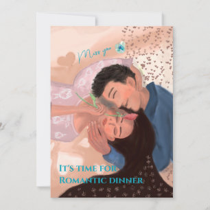 Invitación Cena romántica entre tú y yo
