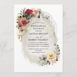 Invitación Cena Rústica de la Caída