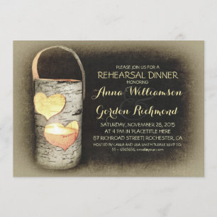 Invitación Cena Rústica de la Vela de los Árboles del País