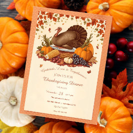 Invitación Cena tradicional de Acción de Gracias por la Cosec