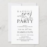 Cena y fiesta de post boda Felices para siempre