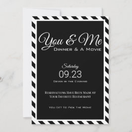 Invitación Cena y película de You & Me