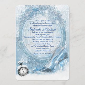 Invitación Cenicienta dulce 16