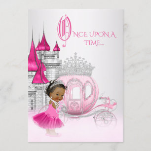 Invitación Cenicienta Érase Una Vez Cumpleaños Princesa