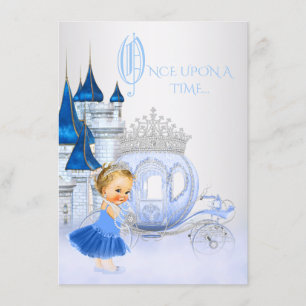 Invitación Cenicienta Érase Una Vez Cumpleaños Princesa