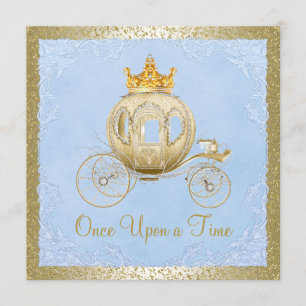 Invitación Cenicienta Érase Una Vez Cumpleaños Princesa
