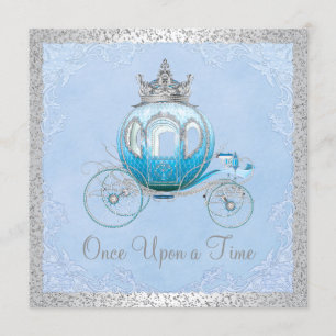 Invitación Cenicienta Érase Una Vez Cumpleaños Princesa