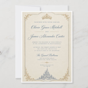 Invitación Cenicienta Princesa Atemporal