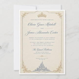 Invitación Cenicienta Princesa Atemporal