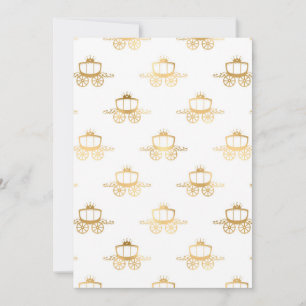 Invitación Cenicienta Princesa Real Magia