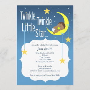 Invitación Centelleo del centelleo que poca estrella Baby