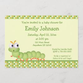 Invitación Centipedo bebé