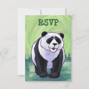 Invitación Centro de Fiesta de Oso Panda