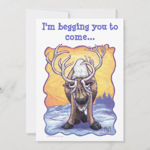 Invitación Centro de Fiesta de renos