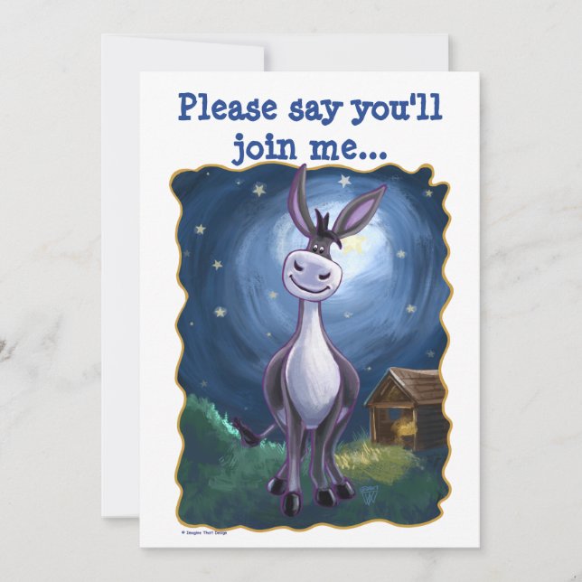 Invitación Centro de Fiestas de Donkey (Anverso)