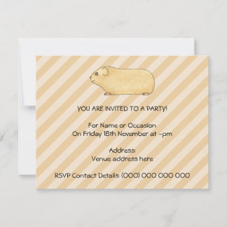 Invitación Cerdo de Guinea.