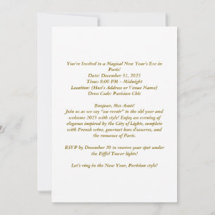 Invitación Cerdos franceses celebran la cosecha de Año Nuevo