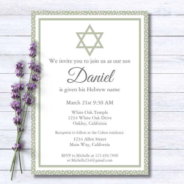 Invitación Ceremonia Brit Milah (Subido por el creador)