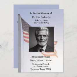 Invitación Ceremonia conmemorativa del funeral de la Bandera 