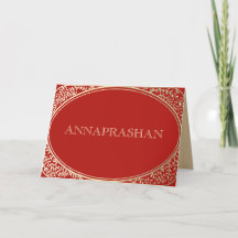 Ceremonia de Annaprashan Primera Arroz