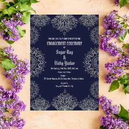 Invitación Ceremonia de compromiso hindú india