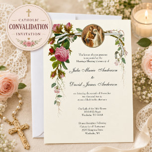 Invitación Ceremonia de convalidación de bendición de matrimo