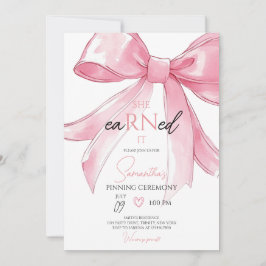 Invitación Ceremonia de entrega de insignias a enfermeras