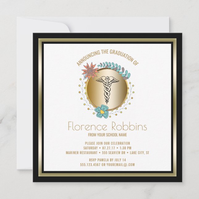 Invitación Ceremonia de fijación floral de la fiesta de (Anverso)