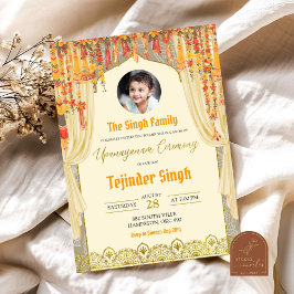 Invitación Ceremonia de Floral Upanayanam