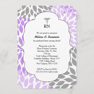 Invitación Ceremonia de fondeo de la enfermera RN invita a la