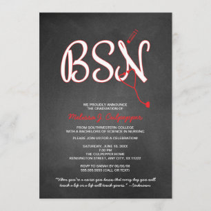 Invitación Ceremonia de graduación de enfermeras BSN SIN GORR