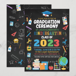 Invitación Ceremonia de graduación de jardines de infancia Ca