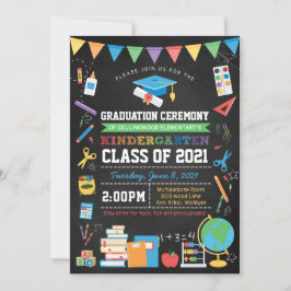 Invitación Ceremonia de graduación de jardines de infancia Ch