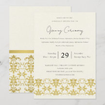 CEREMONIA DE GRAN APERTURA DE DAMASCO DE ORO FORMA