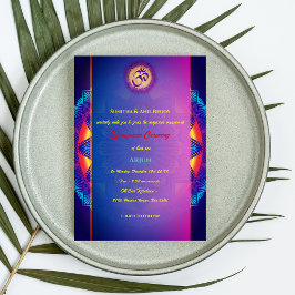 Invitación Ceremonia de Janeu en Upanayanam, alias Hindu Holy