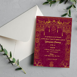 Invitación Ceremonia de Janeu en Upanayanam, alias Hindu Holy