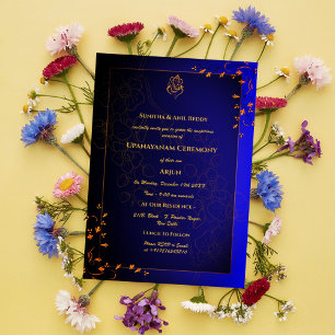 Invitación Ceremonia de Janeu en Upanayanam, alias Hindu Holy