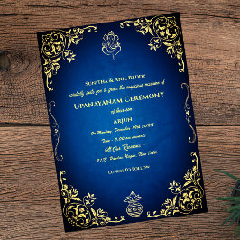 Invitación Ceremonia de Janeu en Upanayanam, alias Hindu Holy