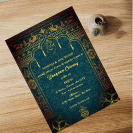 Invitación Ceremonia de Janeu en Upanayanam, alias Hindu Holy