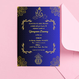 Invitación Ceremonia de Janeu en Upanayanam, alias Hindu Holy