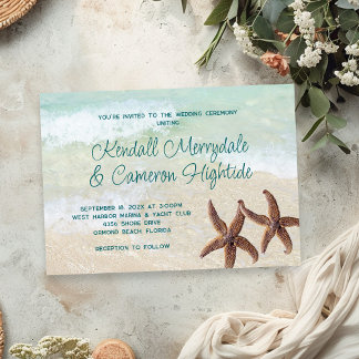 Invitación Ceremonia de la Pareja Starfish