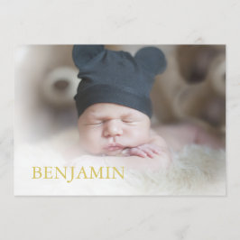 Invitación Ceremonia de Nombramiento de Foto de Niño Judío He