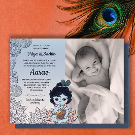 Invitación Ceremonia de nomenclatura del bebé de Namkaran